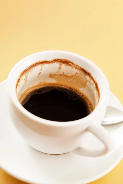 Filiżanka kawy pusty — Zdjęcie stockowe