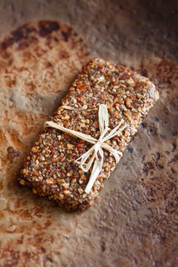 granola bar ahşap tablo