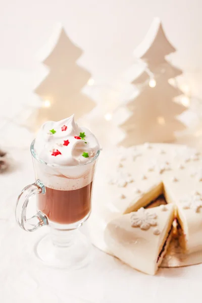 Bolo de Natal closeup — Fotografia de Stock