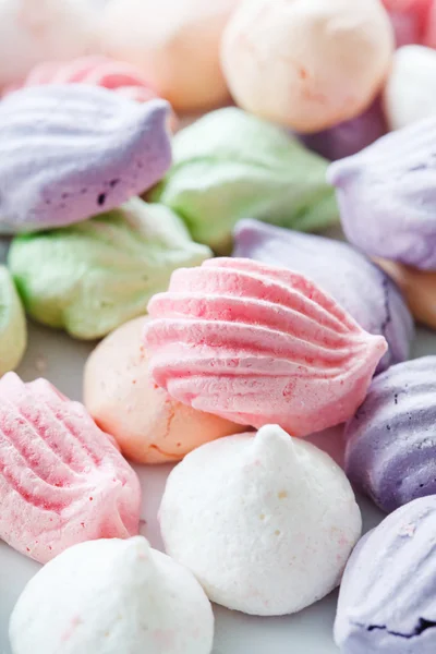 Pastel colorful meringue — Stock Photo, Image