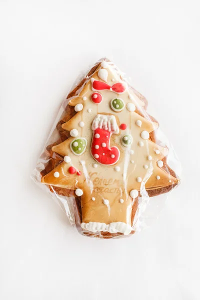 Pan de jengibre del árbol de Navidad —  Fotos de Stock