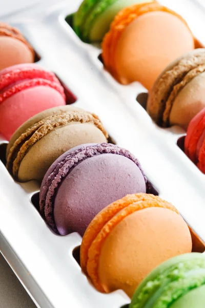 Francuski macaroons kolorowy — Zdjęcie stockowe