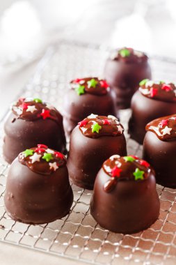 Tatlı yıldız ile cupcakes