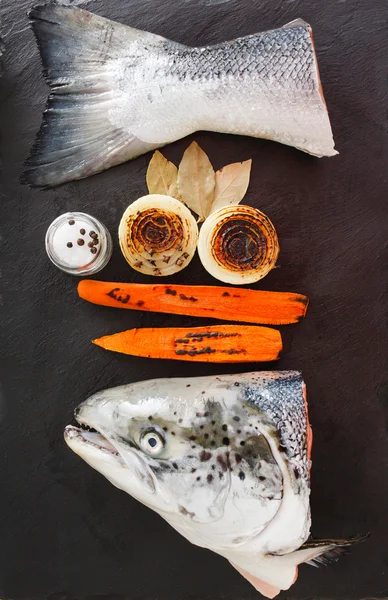 Salmon for fish soup — Stock Image Salmon for fish soup Stock Photo