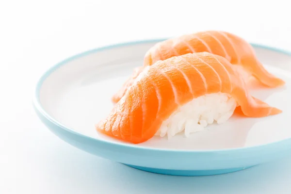 Nigiri com salmão — Fotografia de Stock