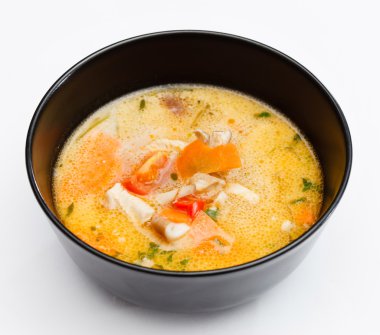 Coco süt ve sebze çorbası