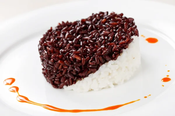 Mixed rice  on plate — Stock Photo, Image