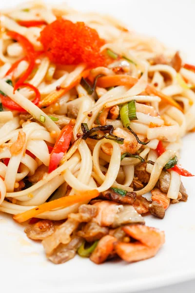 Noodle with fish — Stock Photo, Image