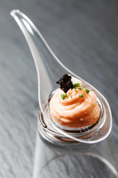 Smakelijke zalm pate — Stockfoto