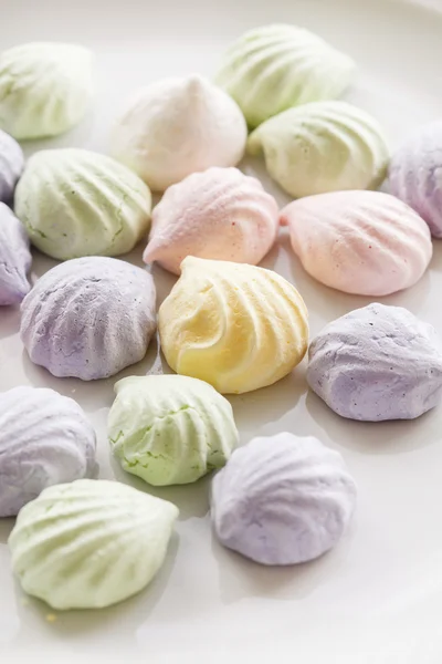 Merengue de color pastel — Foto de Stock