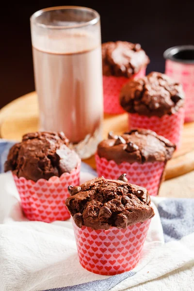 Valentine's Day muffins — Stock Photo, Image