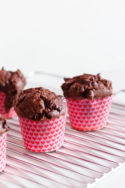 Valentine's Day muffins — Stock Photo, Image