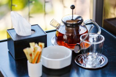 Siyah çay ve Kupası