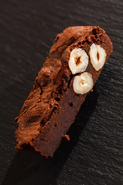 果仁巧克力甜点 — 图库照片