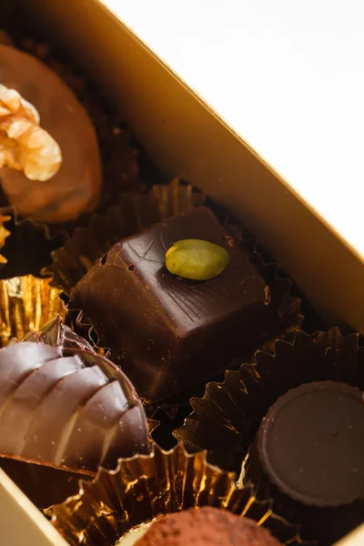 Dulces y caramelos de chocolate — Foto de Stock