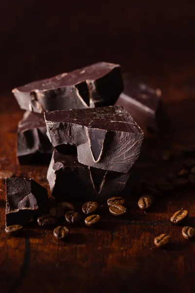 Кофе и шоколад — стоковое фото