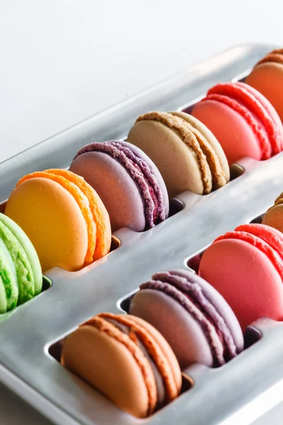 Francuski macaroons kolorowy — Zdjęcie stockowe