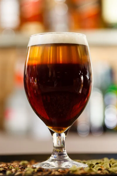 Glas bier — Stockfoto