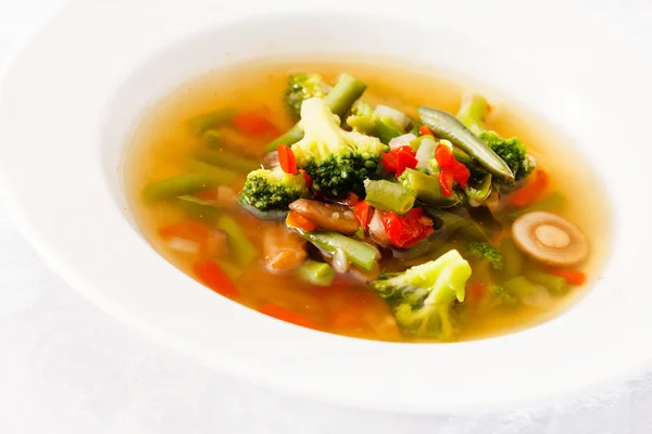 Sopa de inverno com legumes — Fotografia de Stock