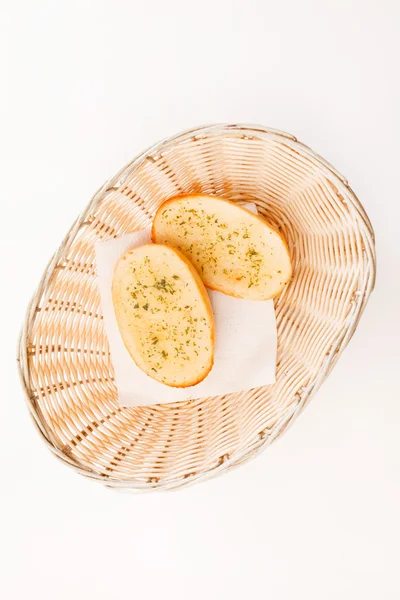 新鮮なニンニク パン — ストック写真
