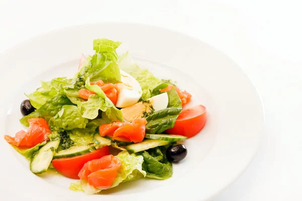 Salada de legumes com ovo — Fotografia de Stock