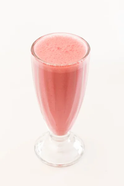 Cocktail di fragole al latte — Foto Stock