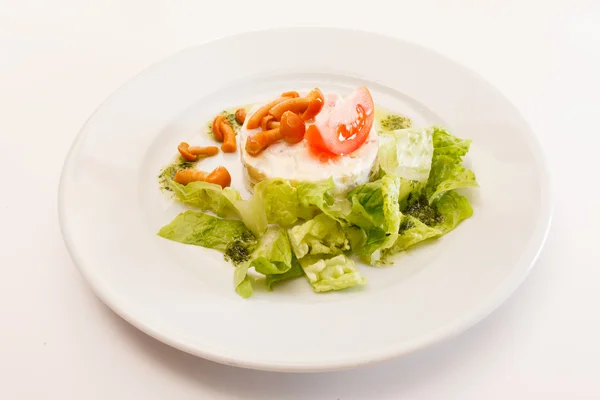 Salada russa com cogumelos — Fotografia de Stock