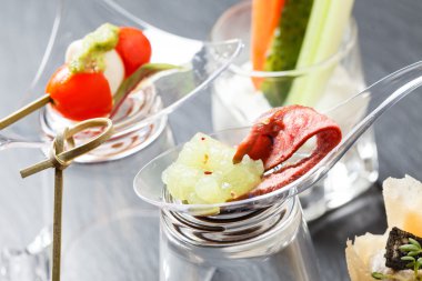 Lezzetli kanepe meze