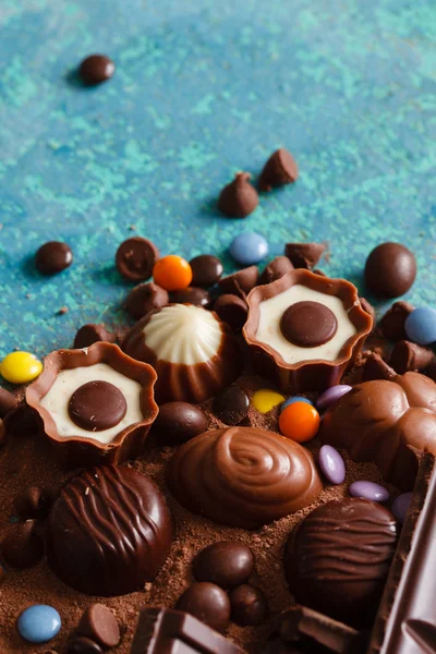 Chocolade snoep — Stockfoto