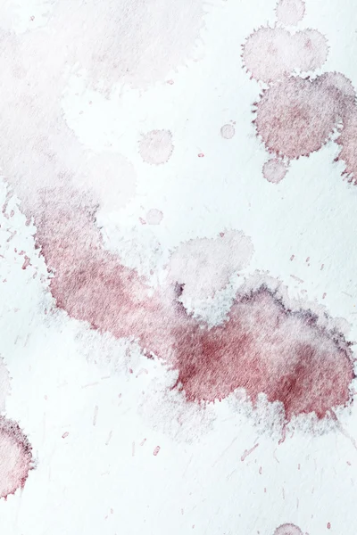 Rode wijn vlek op papier — Stockfoto