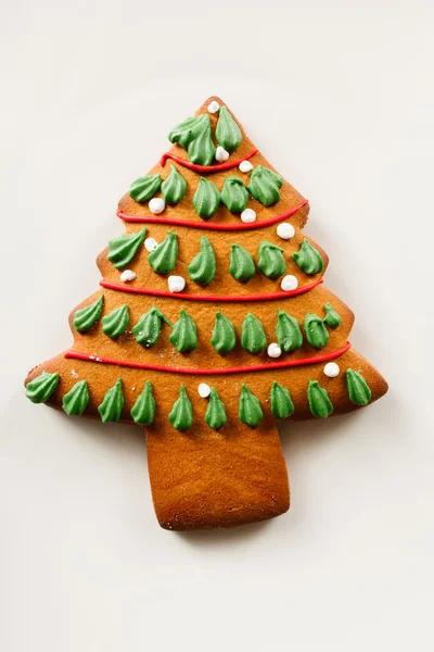 Pan de jengibre del árbol de Navidad — Foto de Stock