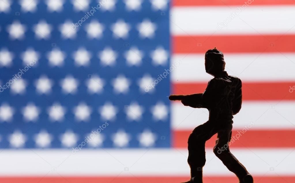 American toy soldier