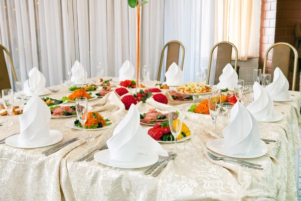 Boda mesa ajuste — Foto de Stock