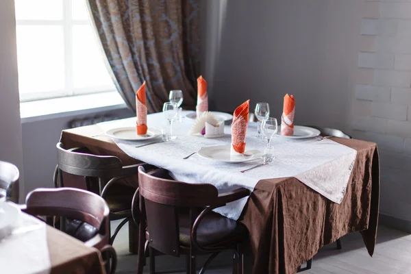 お食事セット テーブル — ストック写真