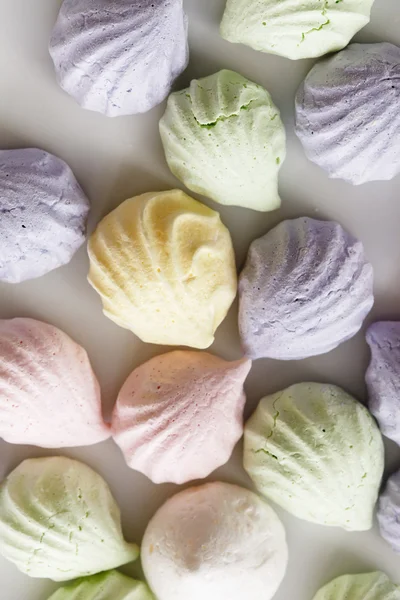 Pastel colorful meringue — Stock Photo, Image