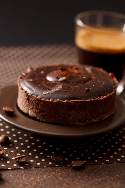 Välsmakande choklad tårta — Stockfoto