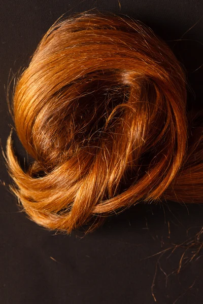 Långa röda hår — Stockfoto