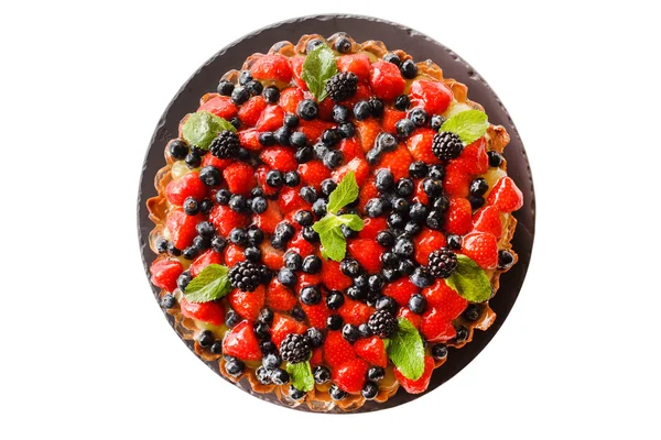 Fruit tart with berries — Stock Photo, Image