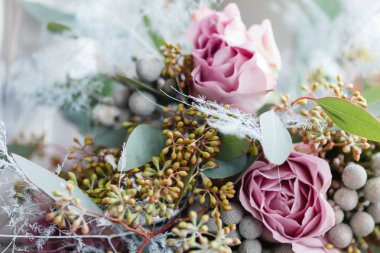 Romantik buket pembe Güllü