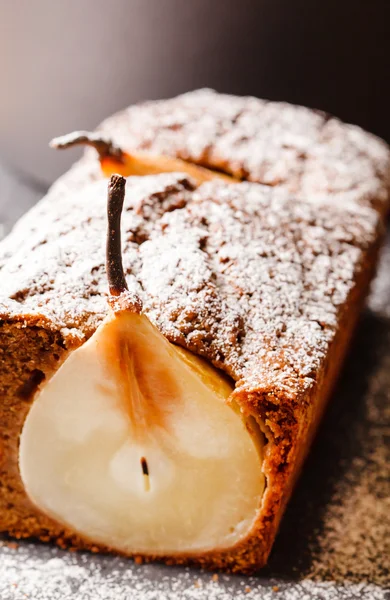 Winter pear cake — Stockfoto