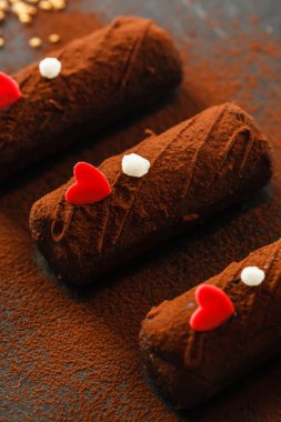 Sevgililer günü için çikolatalı hamur işleri