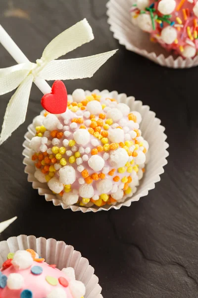 Cake pops med rosetter — Stockfoto