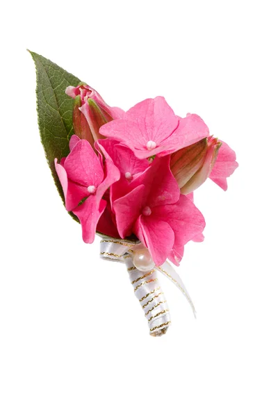Posy bouquet  on white — Stock Photo, Image