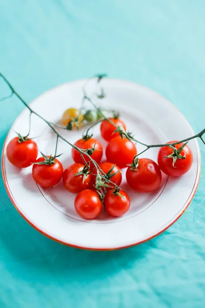 Fresh cheery tomatoes — Stock Photo, Image