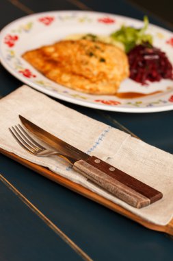 tavuk fileto patates püresi ile