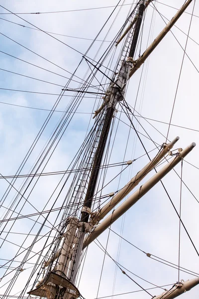 Old sail ship mast — Stock Photo, Image