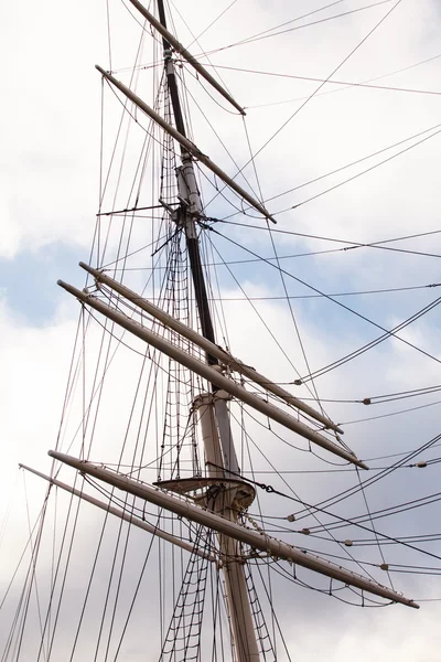 Old sail ship mast — Stock Photo, Image