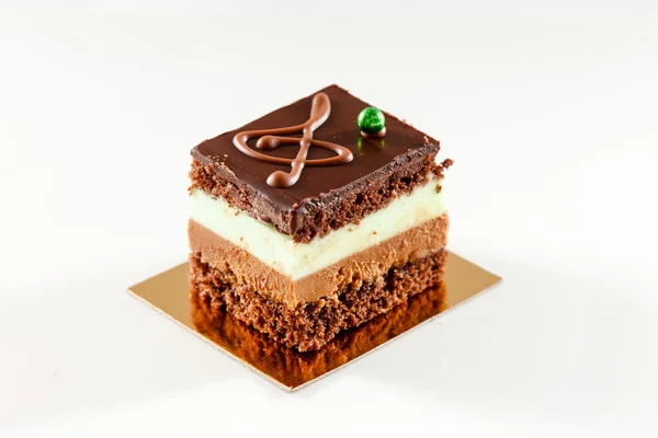 歌剧巧克力糕点 — 图库照片
