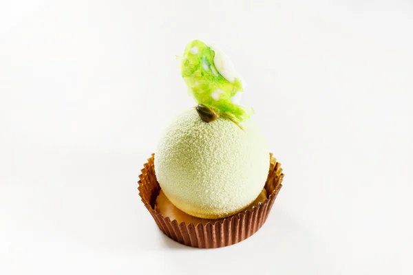 Pistachio dessert isolated — Stock Photo, Image