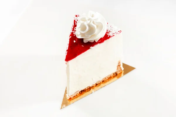 Tasty white cheesecake — Stock Photo, Image